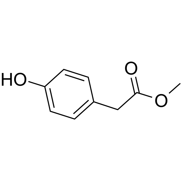 Methyl 4-Hydroxyphenylacetate Structure