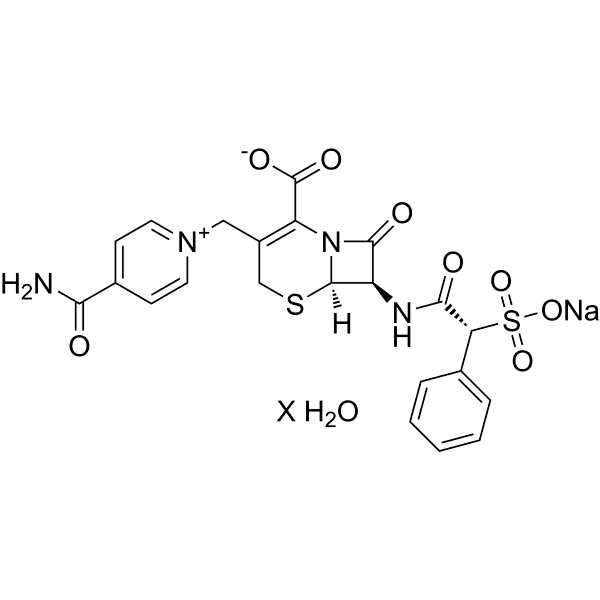 Cefsulodin sodium hydrate Structure