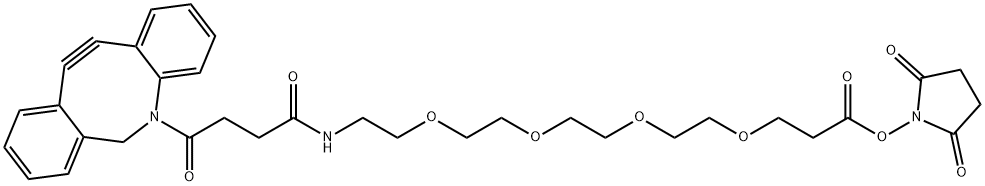 DBCO-PEG4-NHS ester Structure