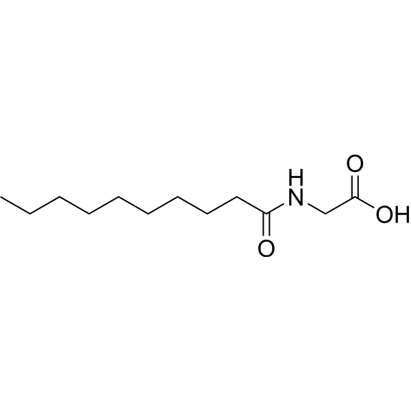 N-Decanoylglycine Structure