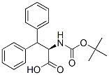 Boc-D-Ala(3,3-diphenyl)-OH Structure
