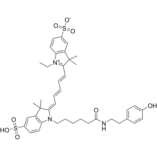 Cyanine 5 Tyramide Structure