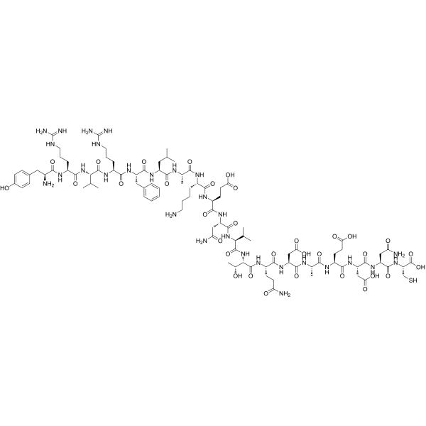 CD36 Peptide P (93-110), Cys conjugated Structure