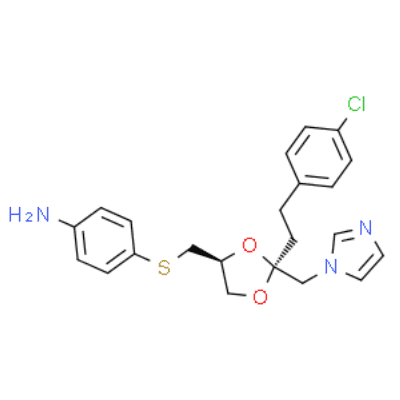 Azalanstat mesylate  Structure