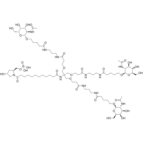 Cemdisiran, terminal sugar modification-  Structure
