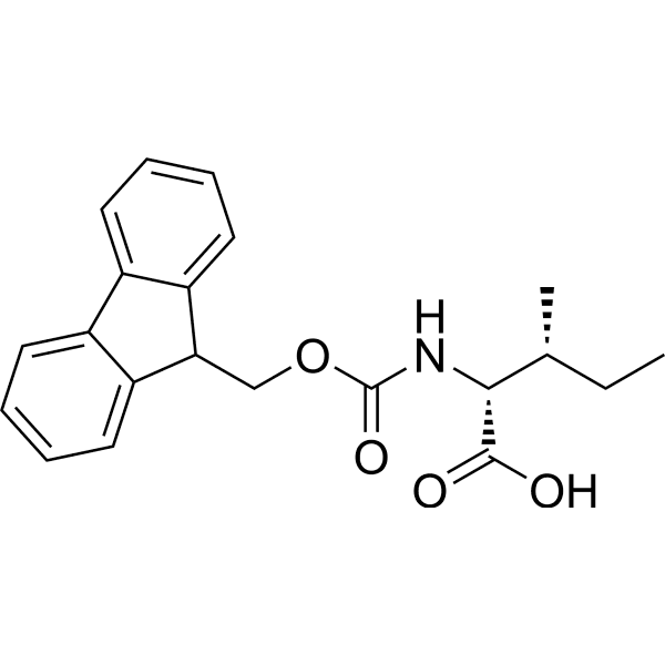 Fmoc-D-Isoleucine Structure