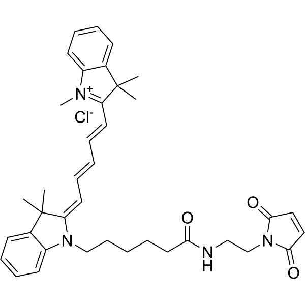 Cy5 maleimide Structure