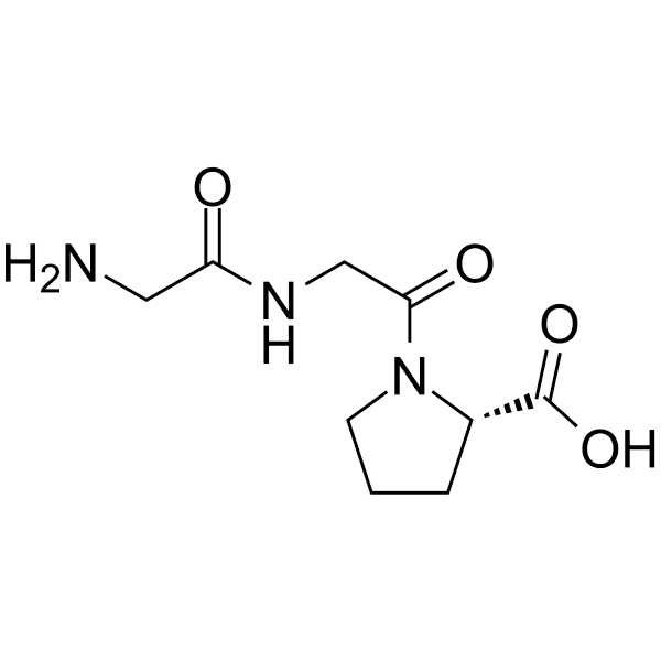 H-Gly-Gly-Pro-OH Structure