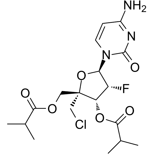 Lumicitabine Structure