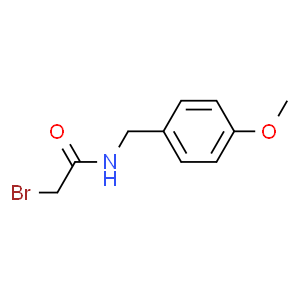 2-Bromo-N-(4-methoxybenzyl)acetamide  Structure