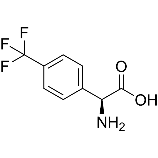 4-(Trifluoromethyl)-L-phenylglycine Structure