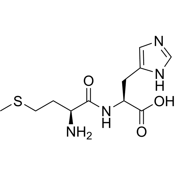 H-Met-His-OH Structure