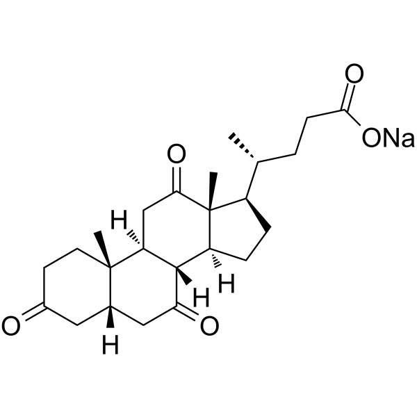 Dehydrocholate sodium Structure