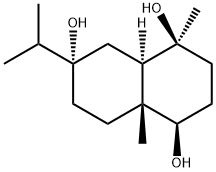 Eudesmane-1β,4β,7α-triol Structure