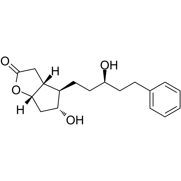 Latanoprost lactone diol Structure