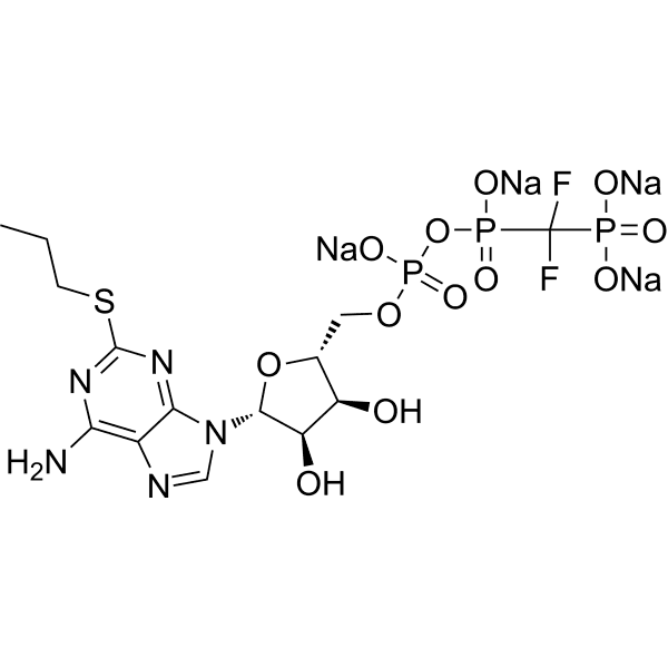 AR-C66096 tetrasodium Structure
