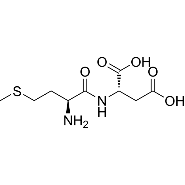 H-Met-Asp-OH Structure