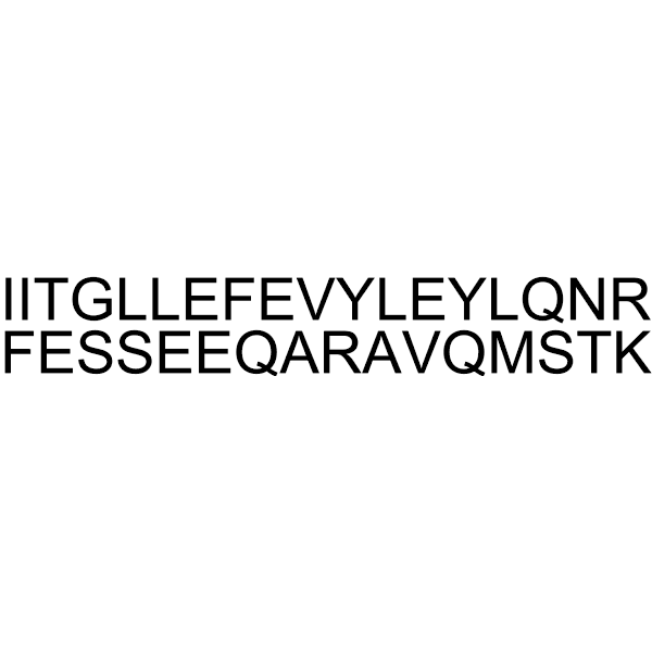 Interleukin-6 fragment (human) Structure