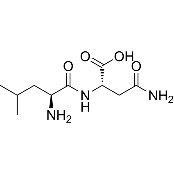 H-Leu-Asn-OH Structure