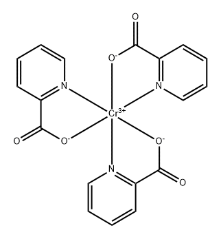 Chromium picolinate Structure