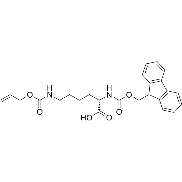 Fmoc-Lys(Alloc)-OH Structure