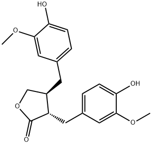 (+)-Matairesinol Structure