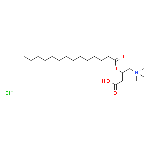 (±)-Myristoylcarnitine chloride  Structure