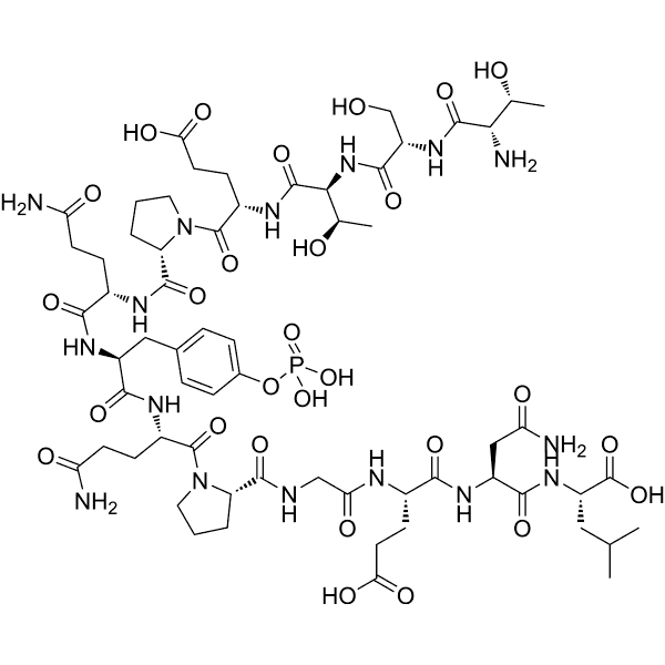 pp60 c-src (521-533) (phosphorylated) Structure
