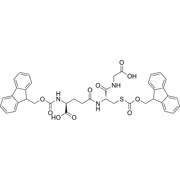 N, S-Bis-Fmoc-Glutathione Structure