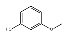 m-Methoxyphenol Structure