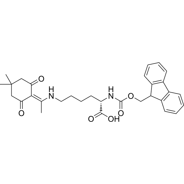 Fmoc-L-Lys(Dde)-OH Structure