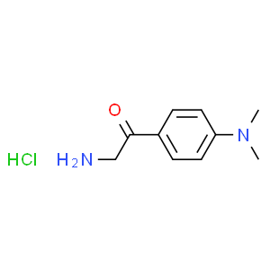 2-AMino-1-[4-(diMethylaMino)phenyl]ethanone, HCl  Structure