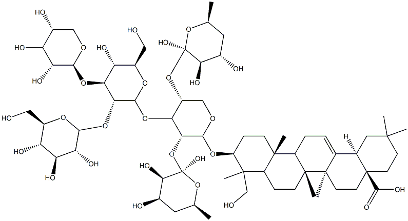 Dipsacussaponin C Structure