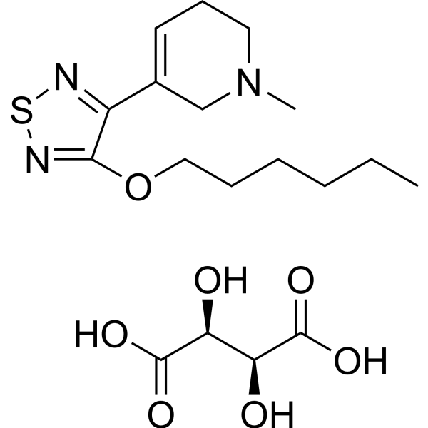 Xanomeline tartrate Structure