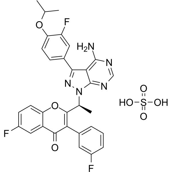 Umbralisib sulfate Structure