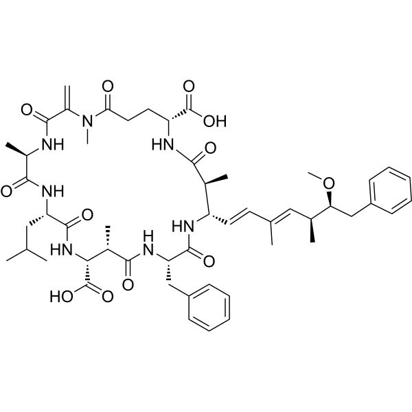 Microcystin-LF Structure