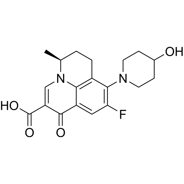 Levonadifloxacin Structure