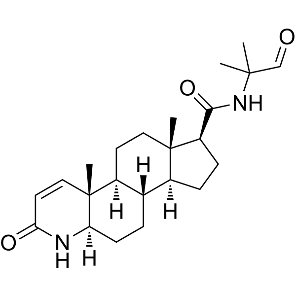 Finasteride carboxaldehyde  Structure
