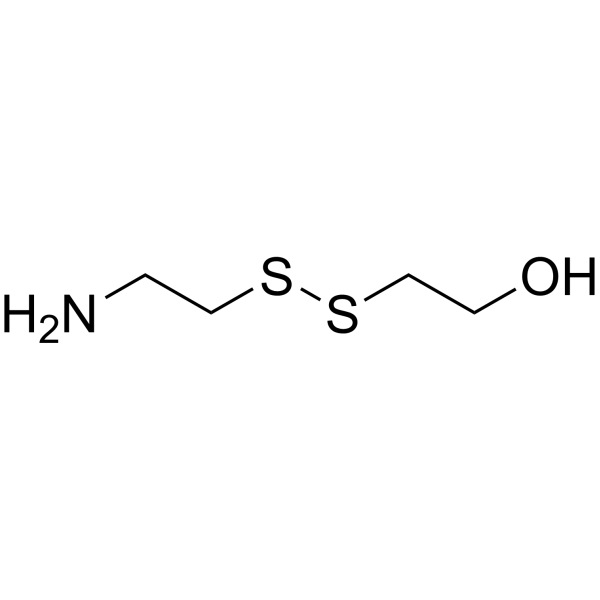 Aminoethyl-SS-ethylalcohol Structure