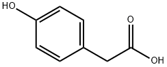 4-Hydroxyphenylacetic acid Structure