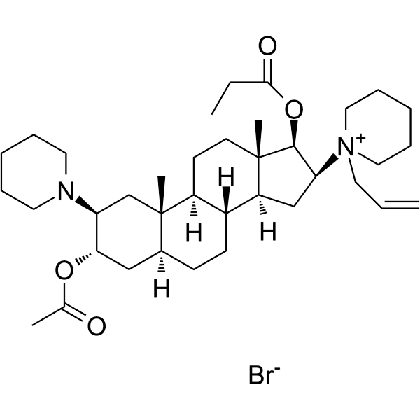 Rapacuronium bromide Structure