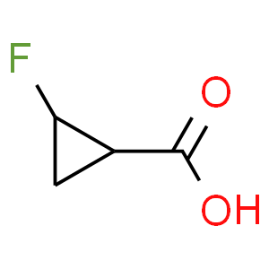 2-Fluorocyclopropanecarboxylic acid  Structure