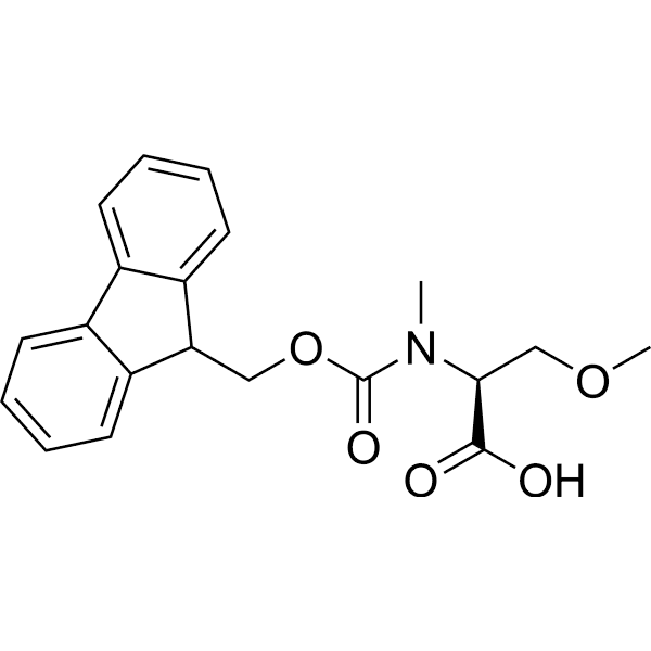 N-Fmoc-N, O-dimethyl-L-serine Structure
