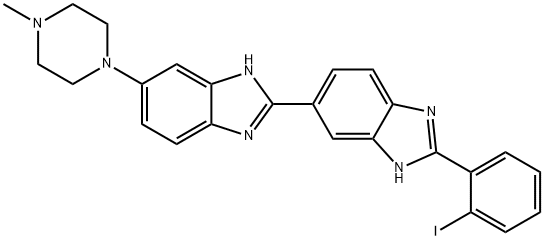 Ortho-iodoHoechst 33258 Structure