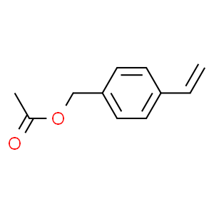 4-Vinylbenzyl acetate  Structure