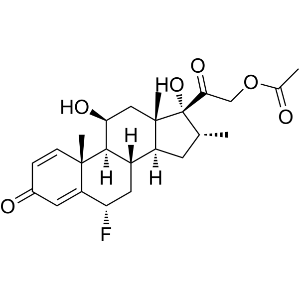 Paramethasone Acetate  Structure