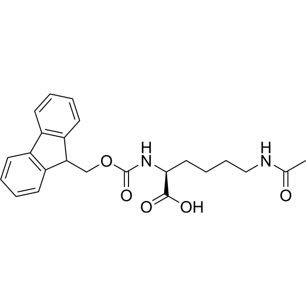 Fmoc-Lys(Ac)-OH Structure