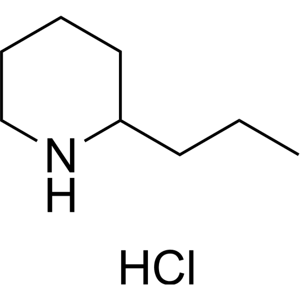 (±)-Coniine hydrochloride Structure
