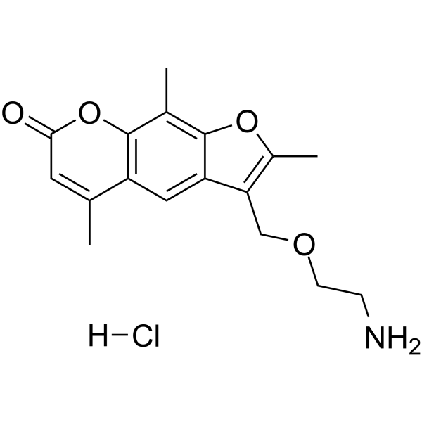 Amotosalen hydrochloride Structure