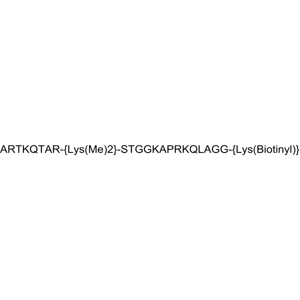 (Lys(Me)29)-Histone H3 (1-21)-Gly-Gly-Lys(biotinyl) Structure